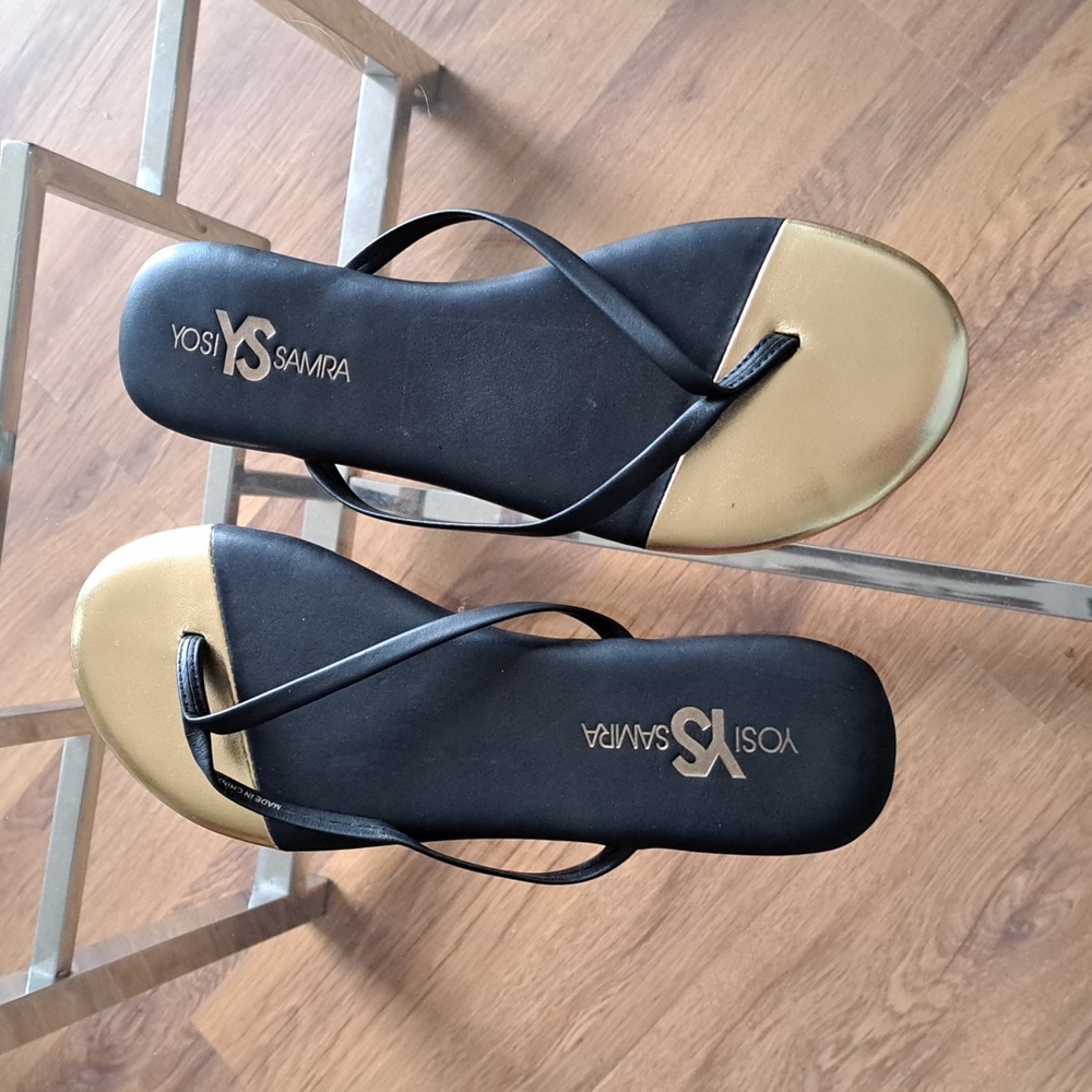 2/$50 Yosi Samra gold and black slides